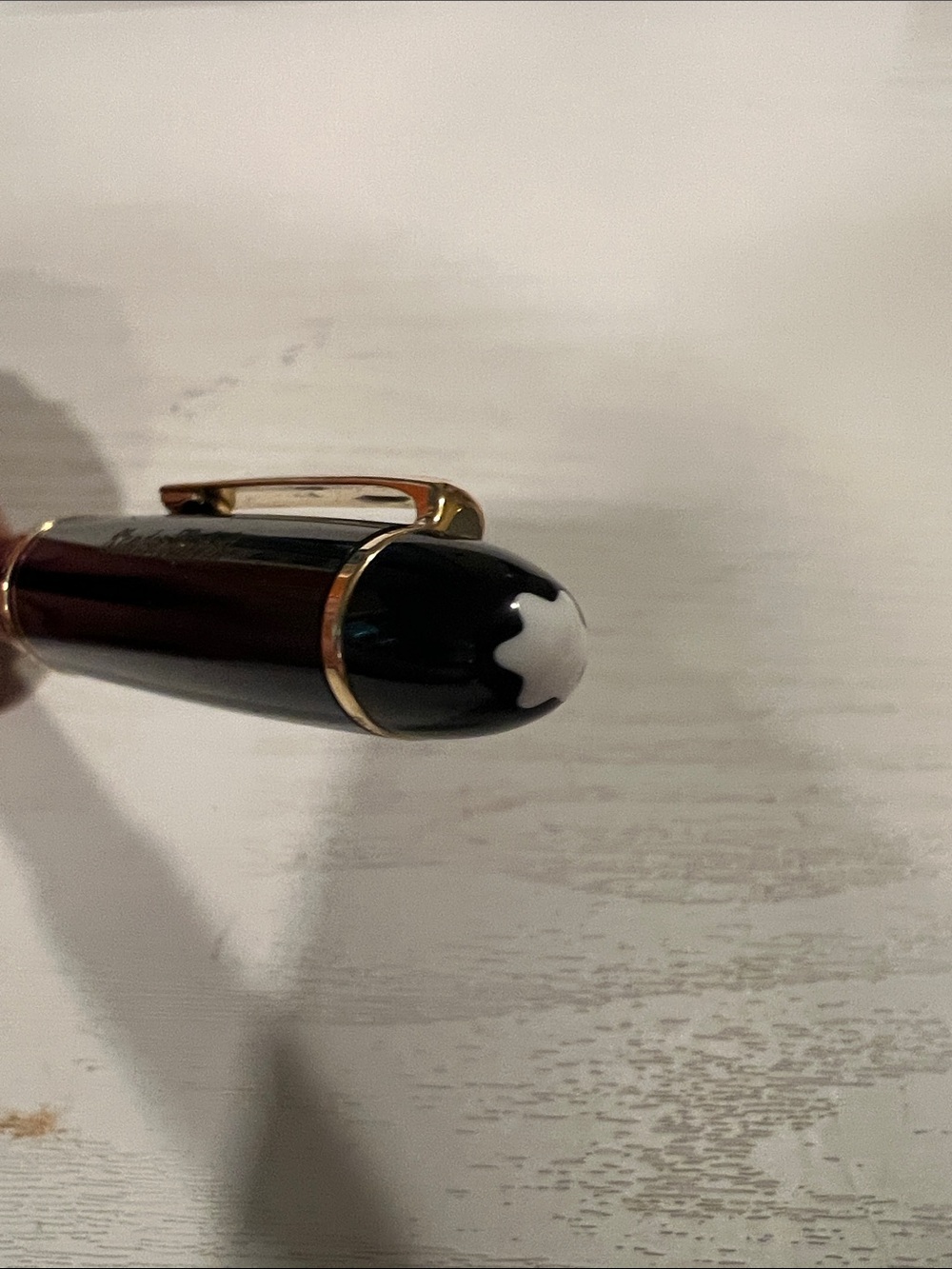 MONTBLANC Meisterstück Ballpoint Pen Gold Name Engraved - Picture 5 of 7